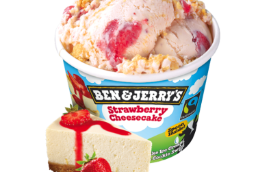 Ben & Jerry Strawberry Cheesecake